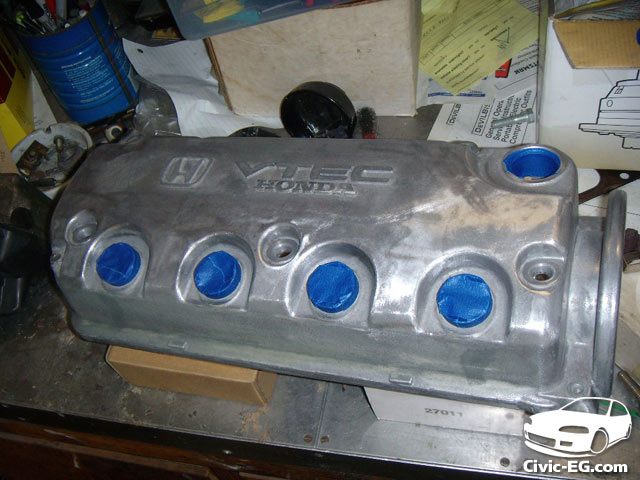 How to paint honda civic valve cover #4