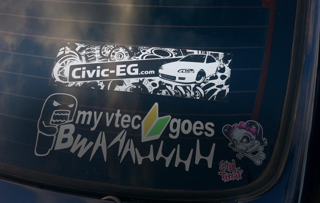 Civic-EG Bumper Sticker