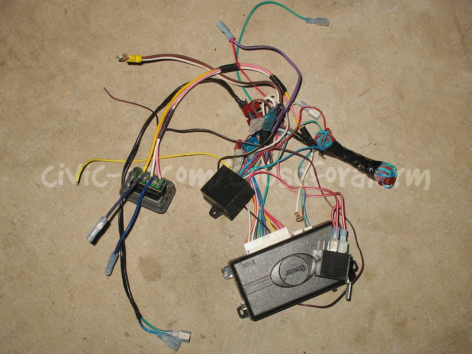 How do I remove an old car alarm