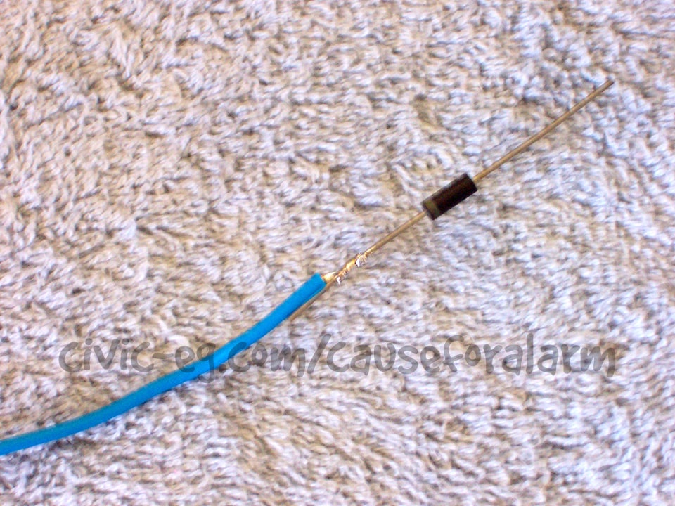 connecting to a diode