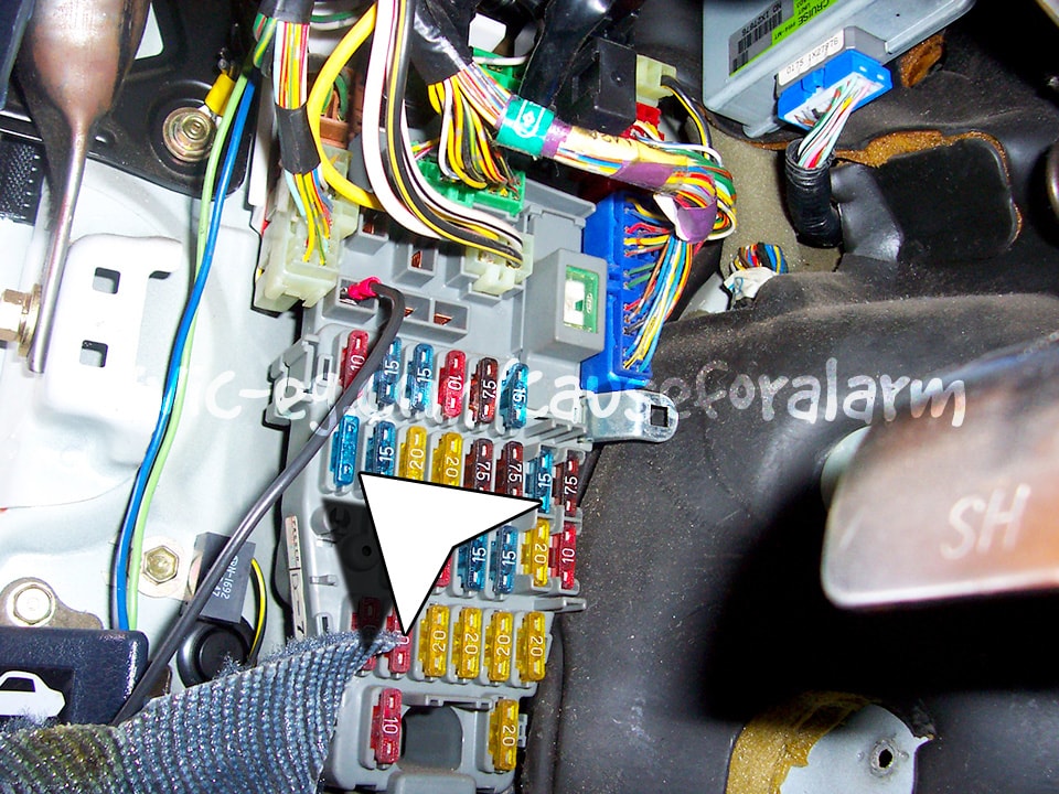 constant 12v at the fusebox