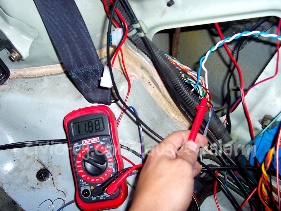 verifying parking light wire